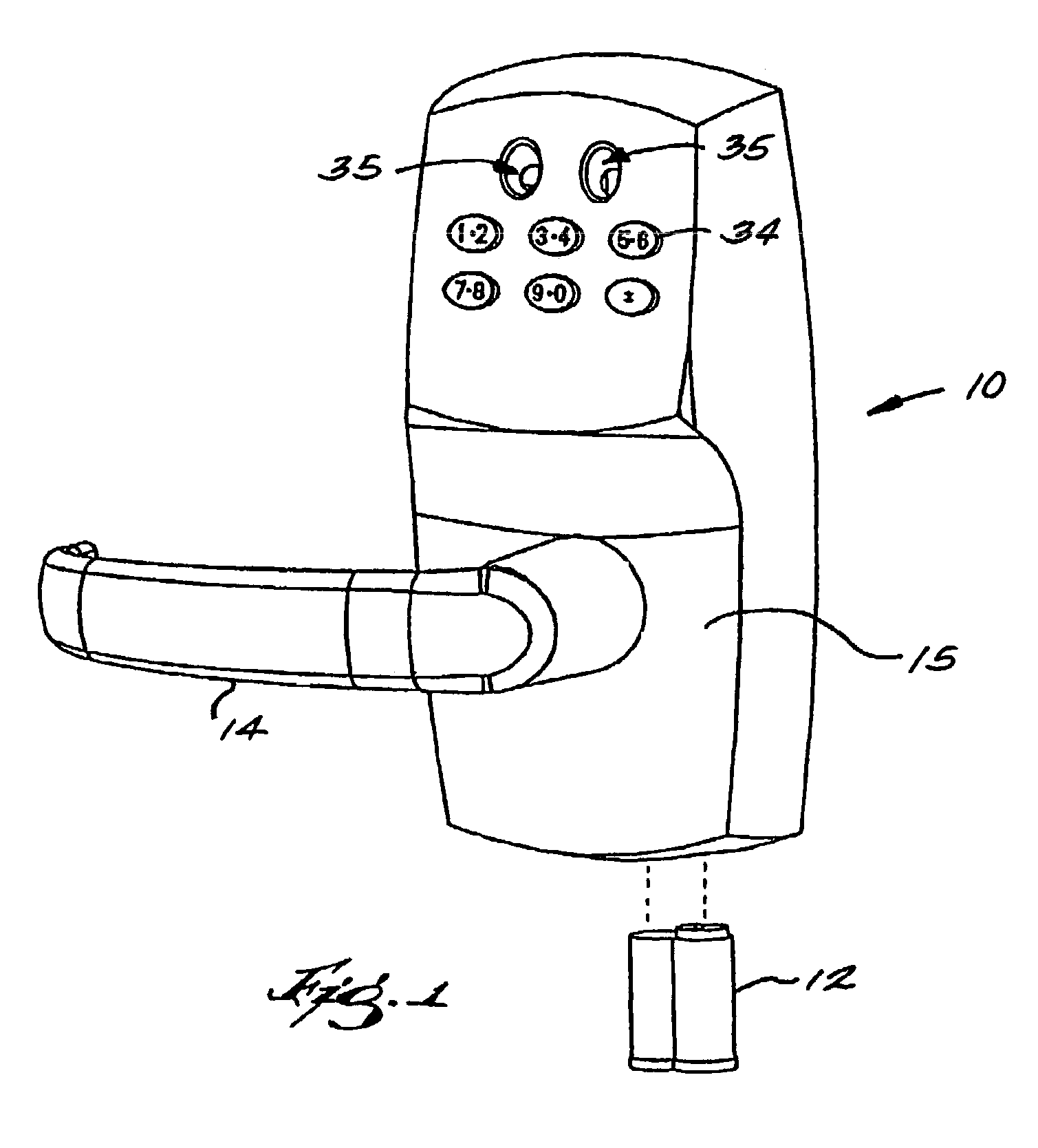 Override assembly for door lock systems having a clutch mechanism