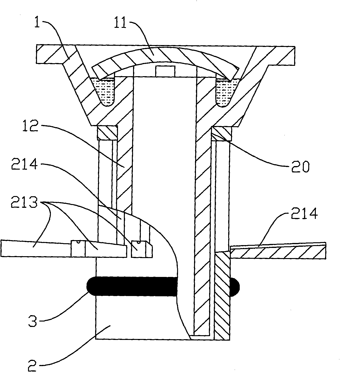 Auxiliary water seepage deodorant floor drain