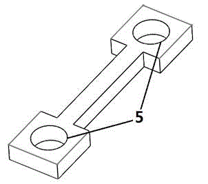 Semiconductor laser tube core sintering clamp and sintering method thereof