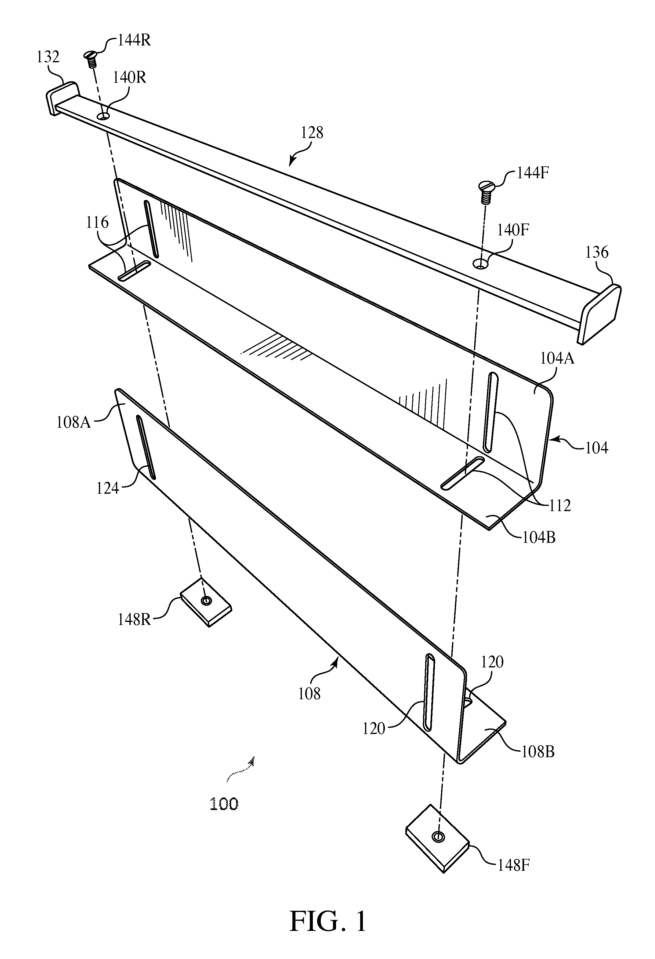 Adjustable shelving unit