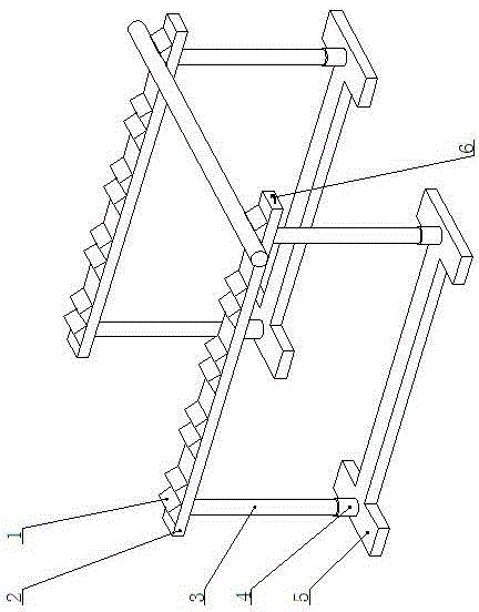 Alternating-current withstand voltage support of insulating rods