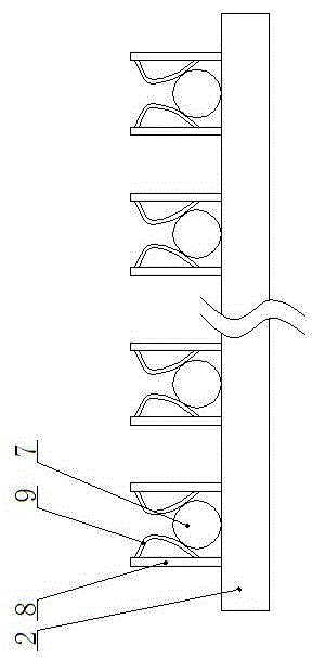 Alternating-current withstand voltage support of insulating rods