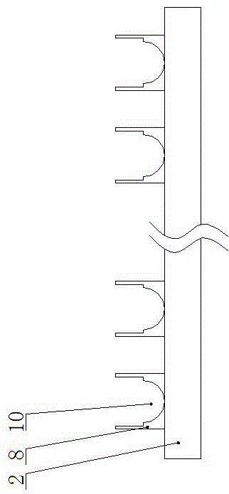 Alternating-current withstand voltage support of insulating rods