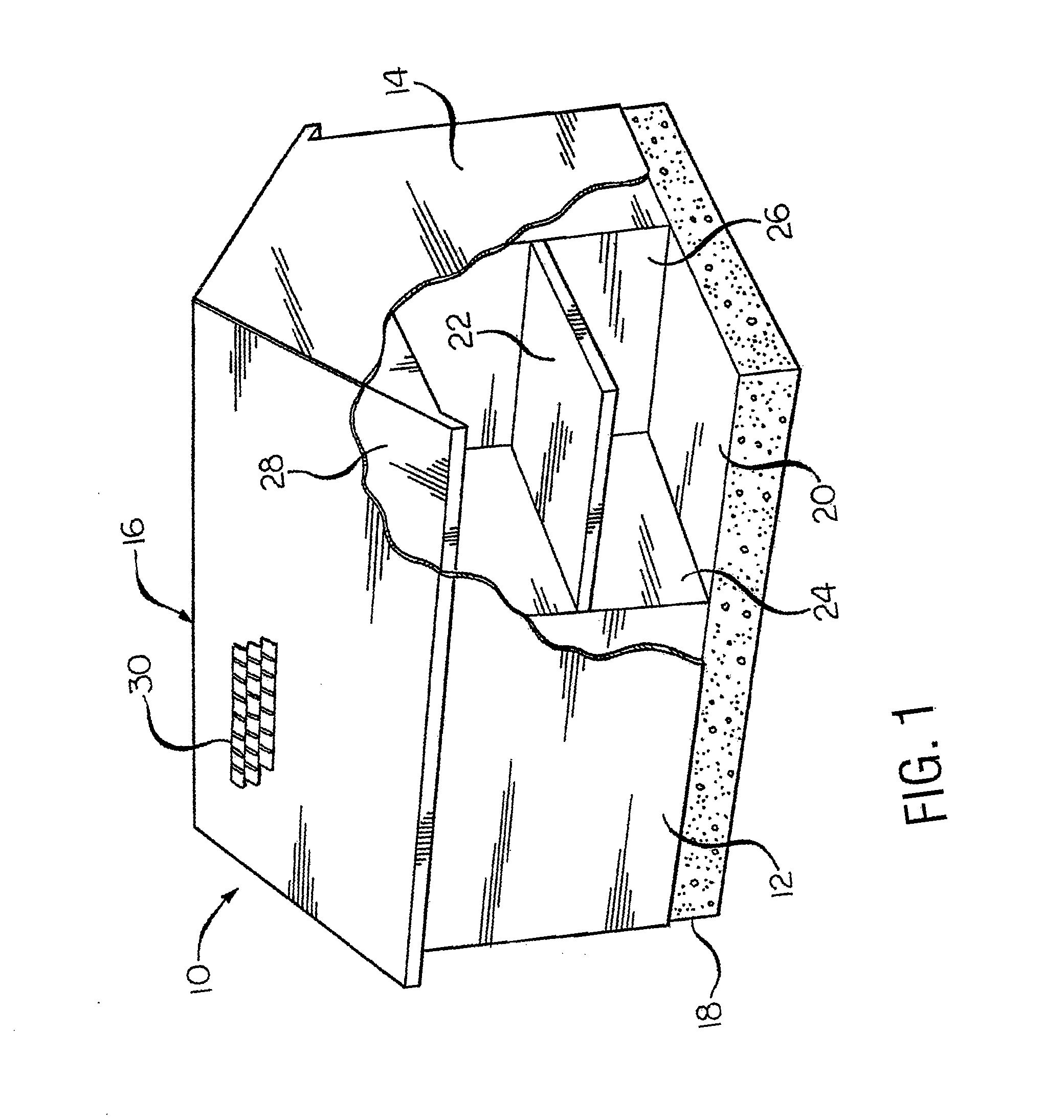 Building construction wrapped with reinforcement fabric to resist wind loading