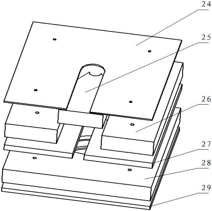 Semi-continuous casting device for preparation of aluminum matrix composites