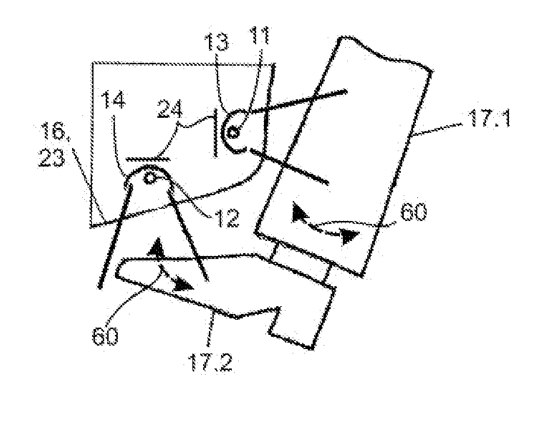 Virtual switch and method for operating same