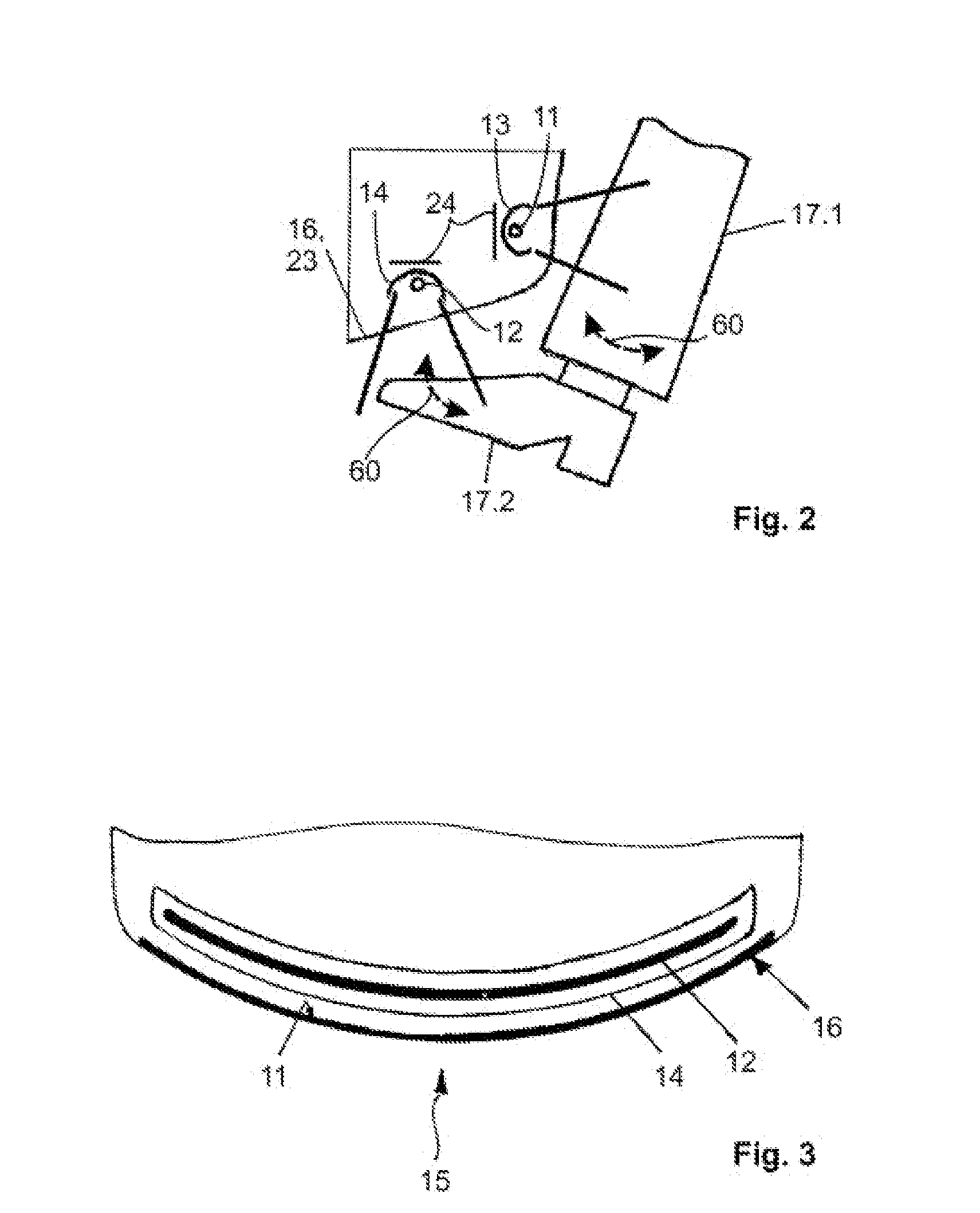 Virtual switch and method for operating same