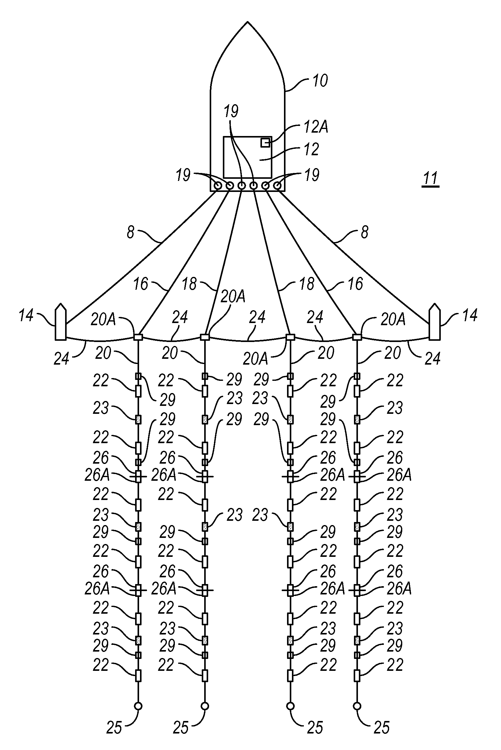 Method for determining adequacy of seismic data coverage of a subsurface area being surveyed and its application to selecting sensor array geometry