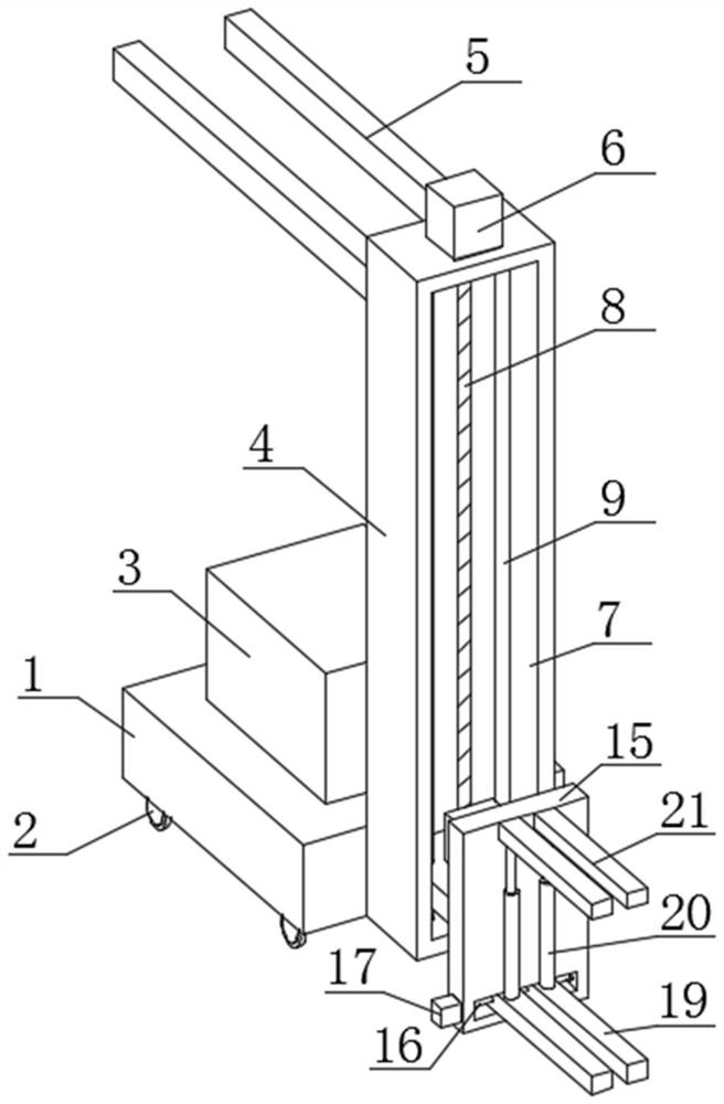 Special tool for titanium alloy sand mold casting box turnover and application method of special tool