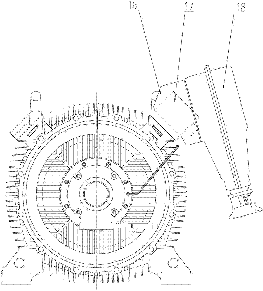 High-voltage explosion-proof three-phase asynchronous motor for coal mine belt conveyor