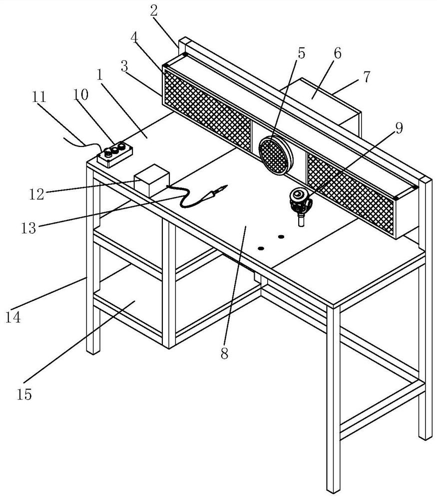 Smokeless welding machine for integrated circuit packaging