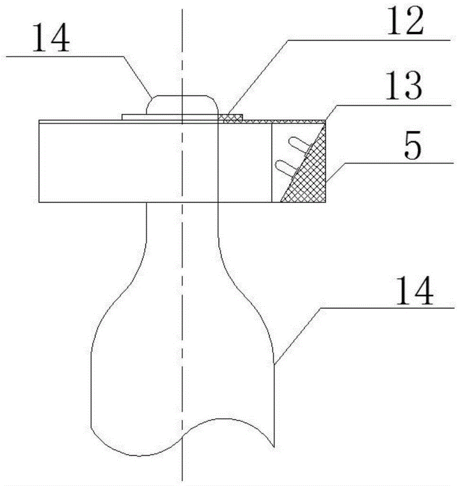 A device and method for measuring the inner and outer diameters of transparent glass bottle mouths based on machine vision