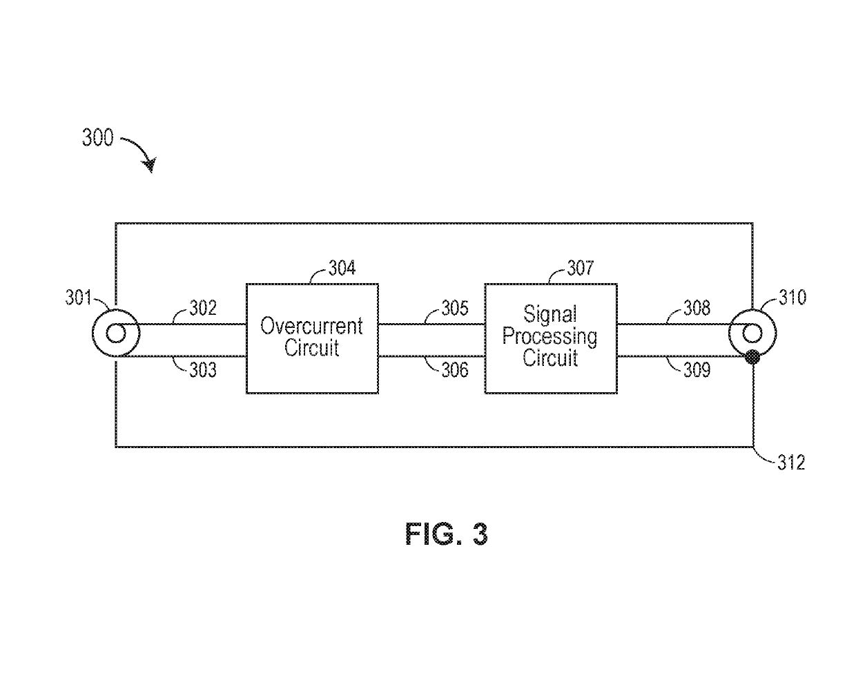 Overcurrent protection devices and circuits for shielded cables