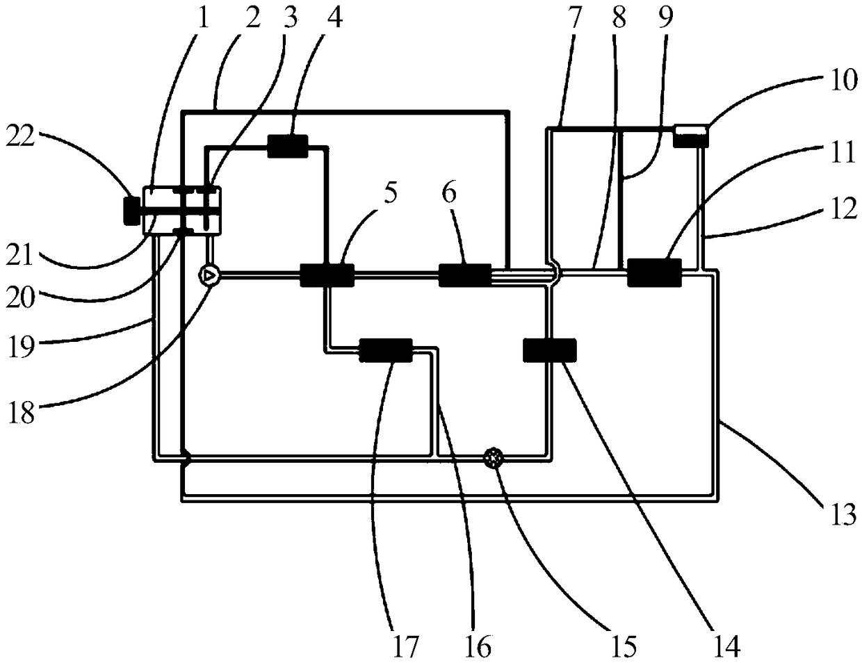 Control method of cooling system and vehicle