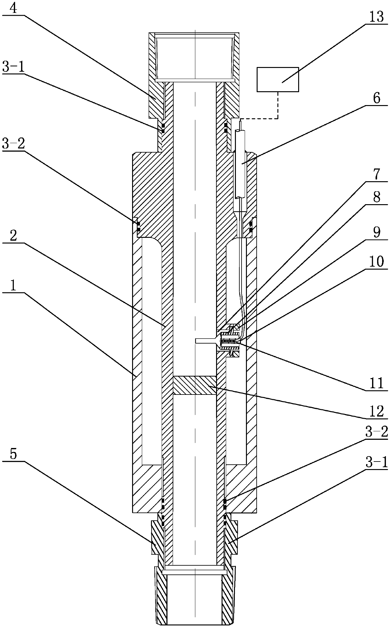 A Downhole Optical Fiber Vortex Flowmeter