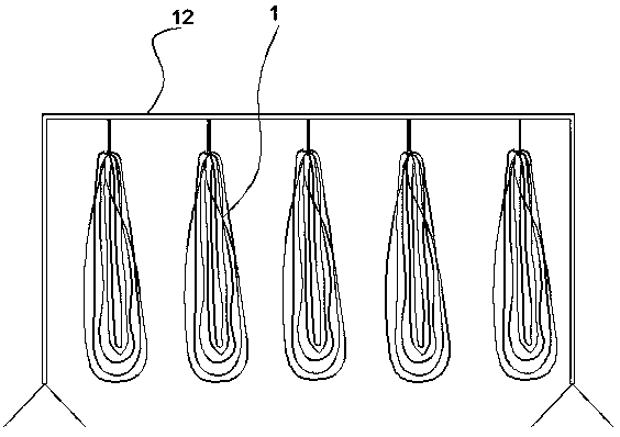 A processing method for flame-retardant treatment of narrow-width fabrics