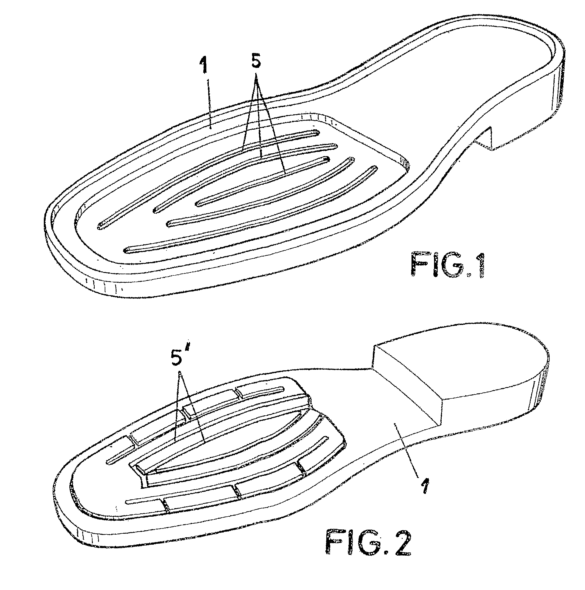 Self-Ventilated, Ergonomic Footwear and Sole