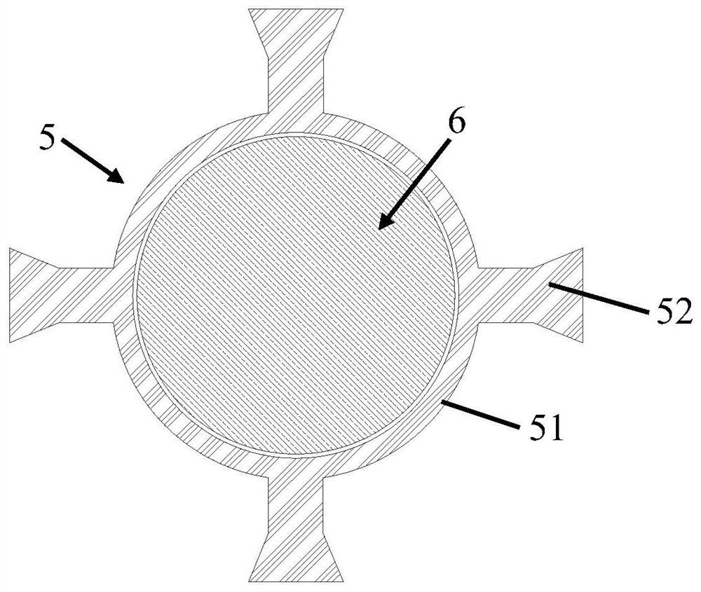 Water level monitoring device and arrangement method of water level monitoring system in dumping site in strip mine