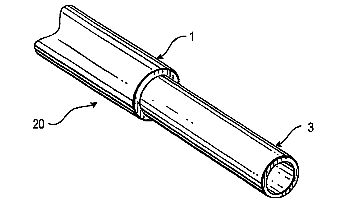 Co-extruded tubing