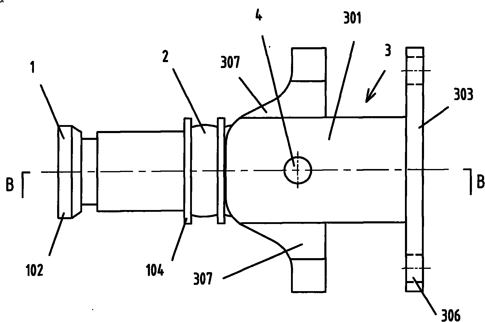 Central buffering connector