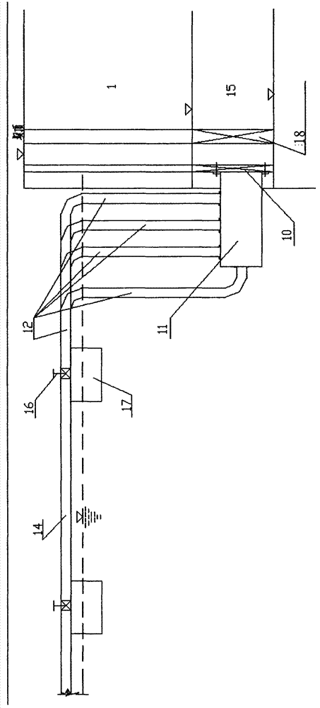 Silting reduction system for heavily silt-carrying river reservoir