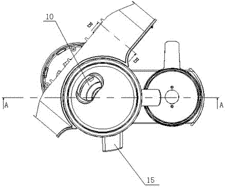 A juicer with built-in heating function