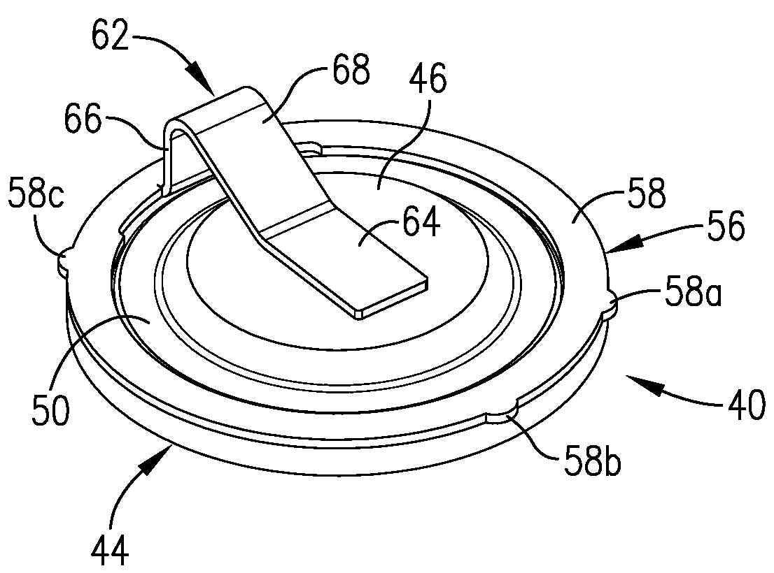 Oil well completion tool having severable tubing string barrier disc