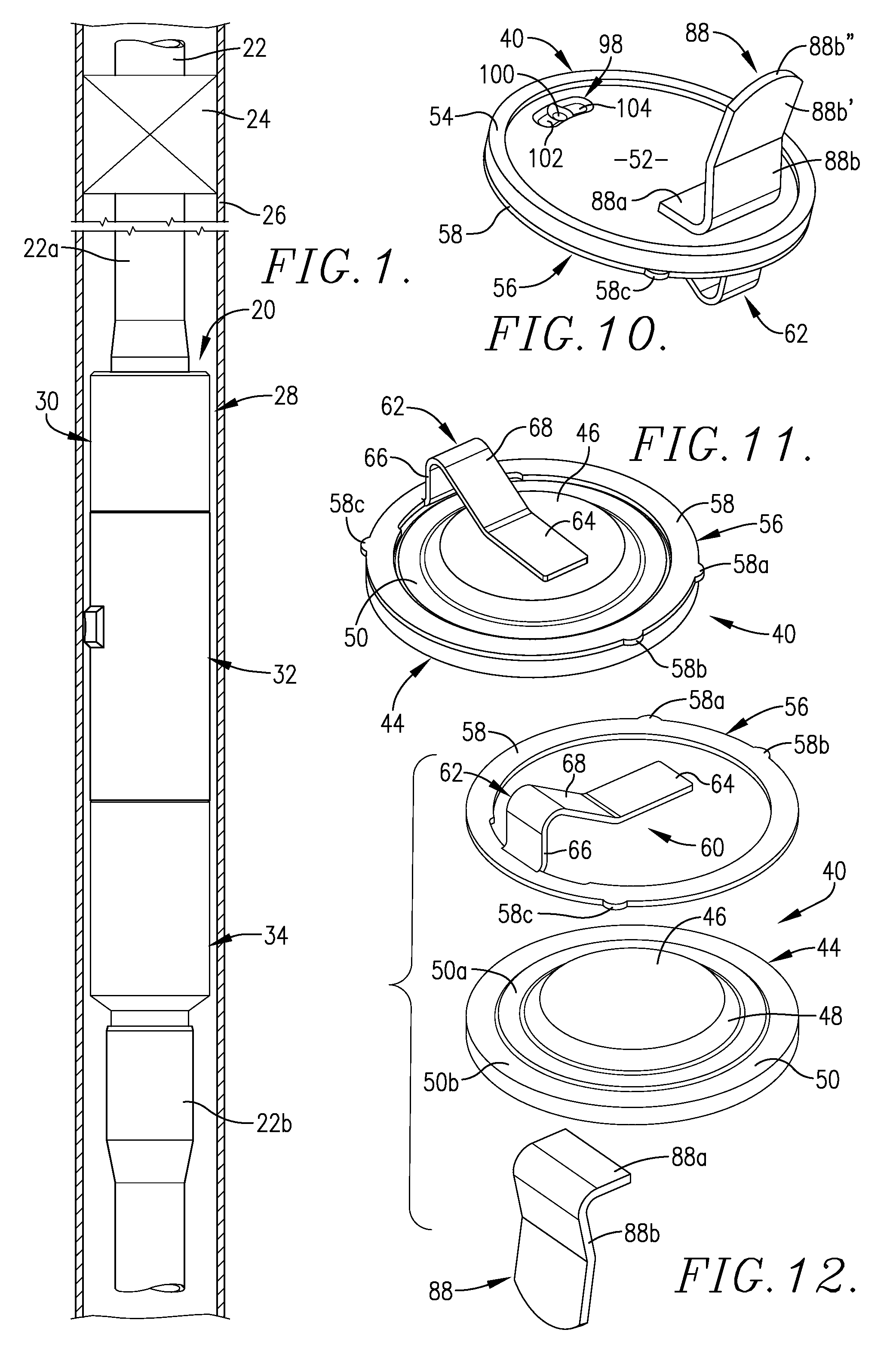 Oil well completion tool having severable tubing string barrier disc