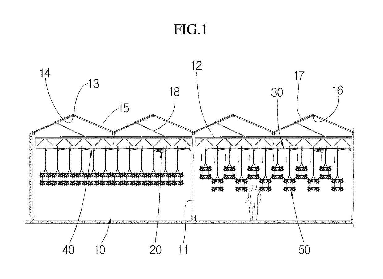 Apparatus for mass cultivation of plants