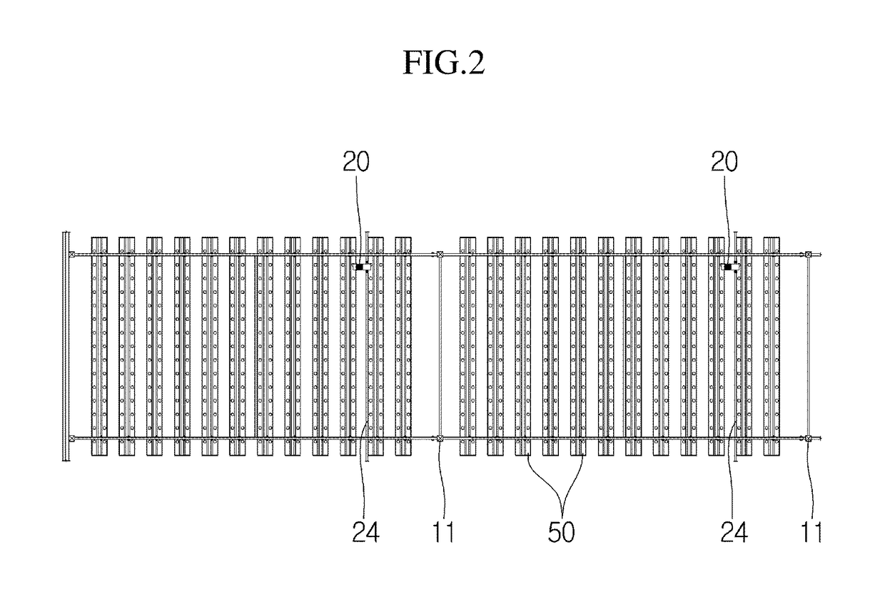 Apparatus for mass cultivation of plants