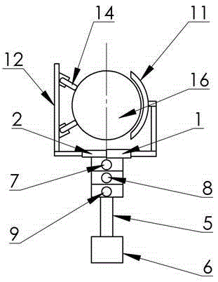 Automatic electric pole climbing mechanism