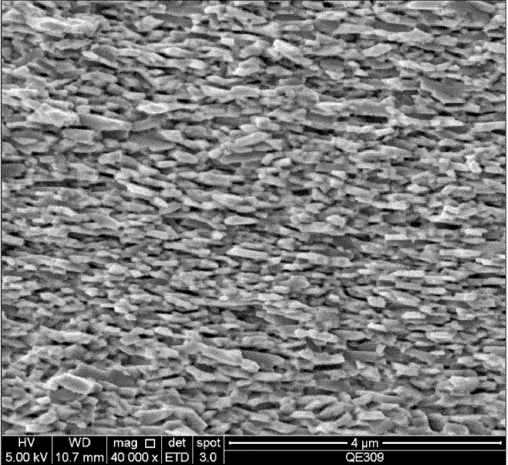 Anisotropic nanocrystal complex-phase compact block neodymium-iron-boron permanent-magnet material and preparation method thereof