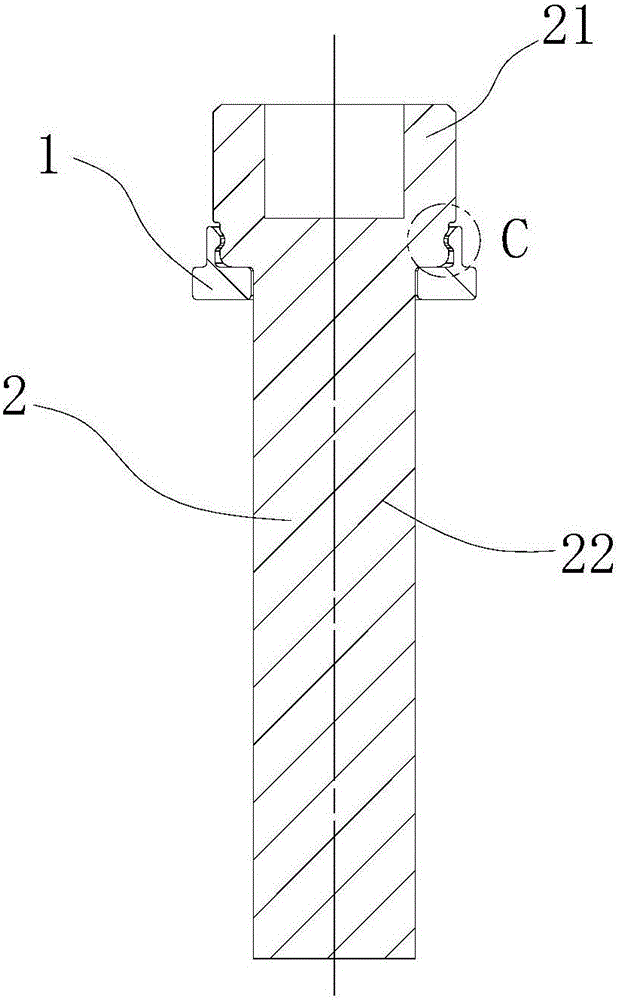 Gasket, screw and screw assembly