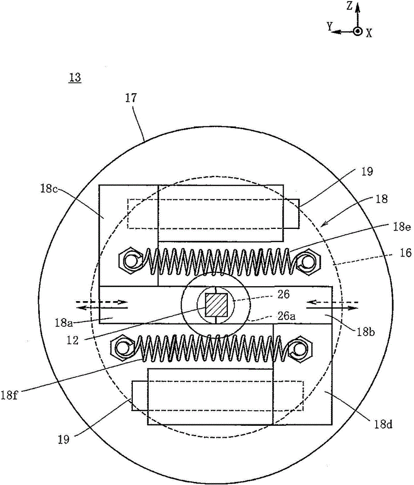 Winding method of cored coil and winding device of cored coil