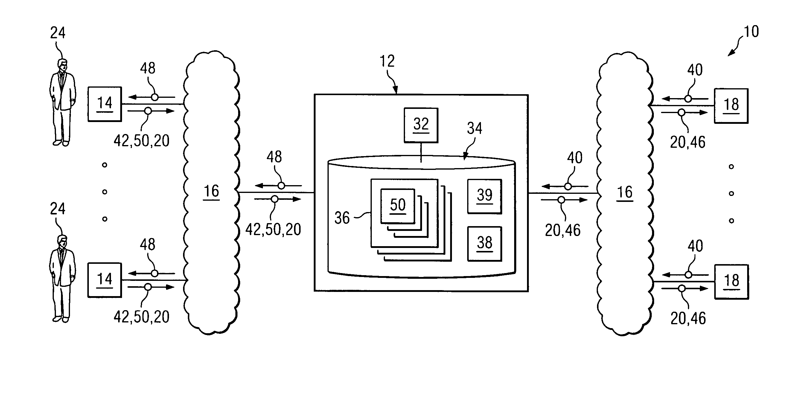 System and method for processing composite trading orders at a client