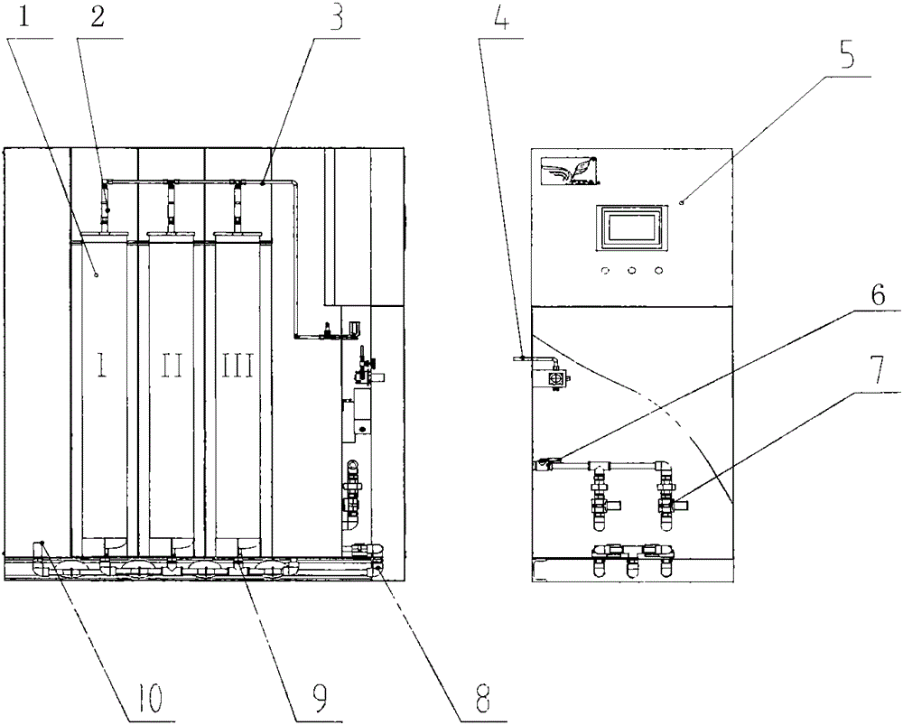 Pressure swing adsorption nitrogen making device capable of replacing membrane separation nitrogen making