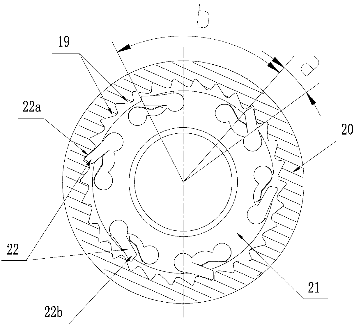 Primary-gear-gearing-down compact-type mid-motor