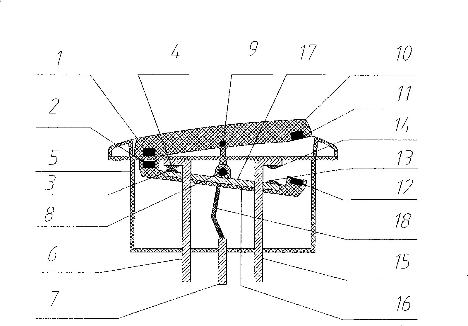 Explosion-proof rocker switch