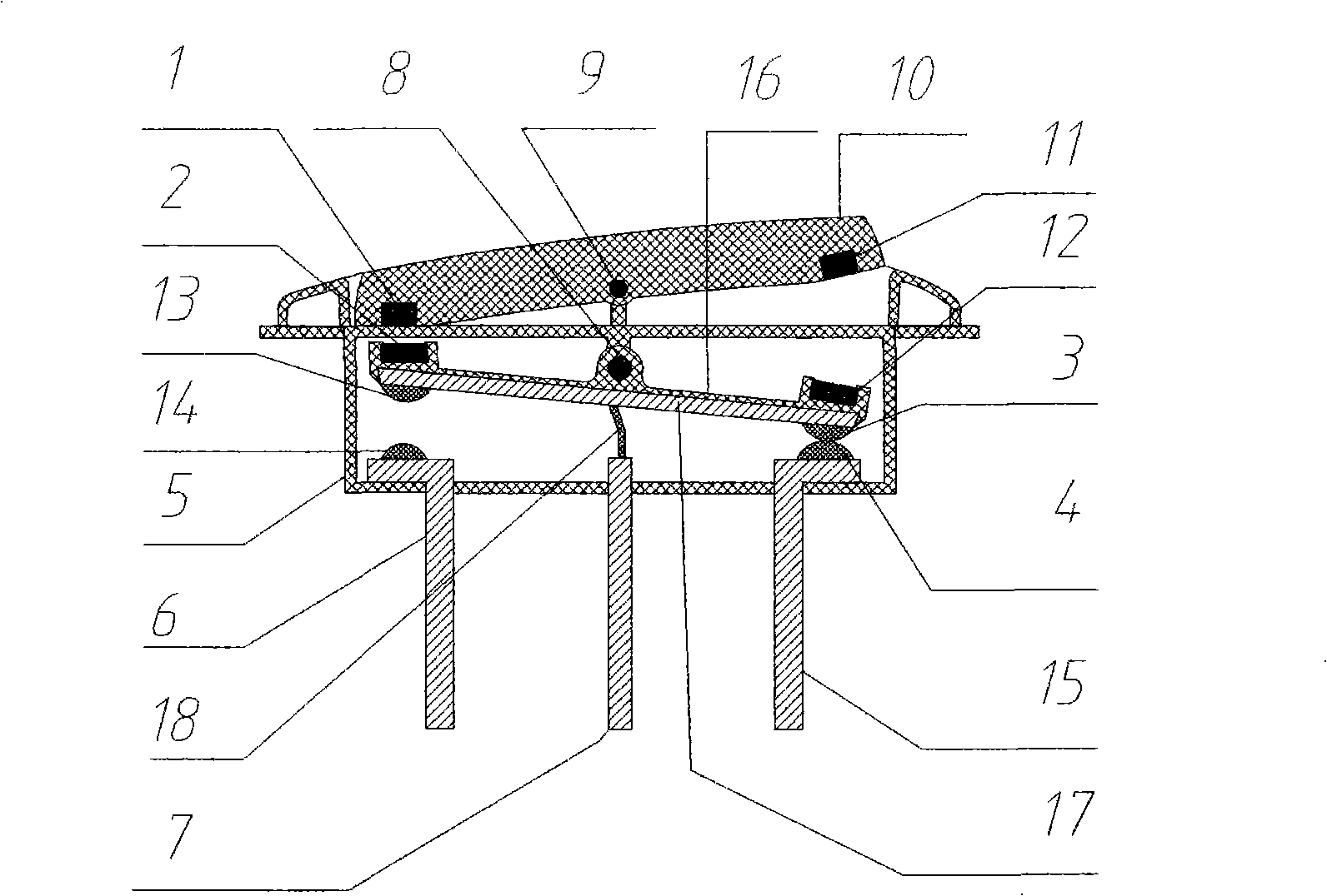 Explosion-proof rocker switch