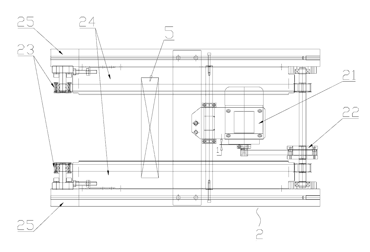 Z type cigarette falling device of high-speed packaging machine outlet