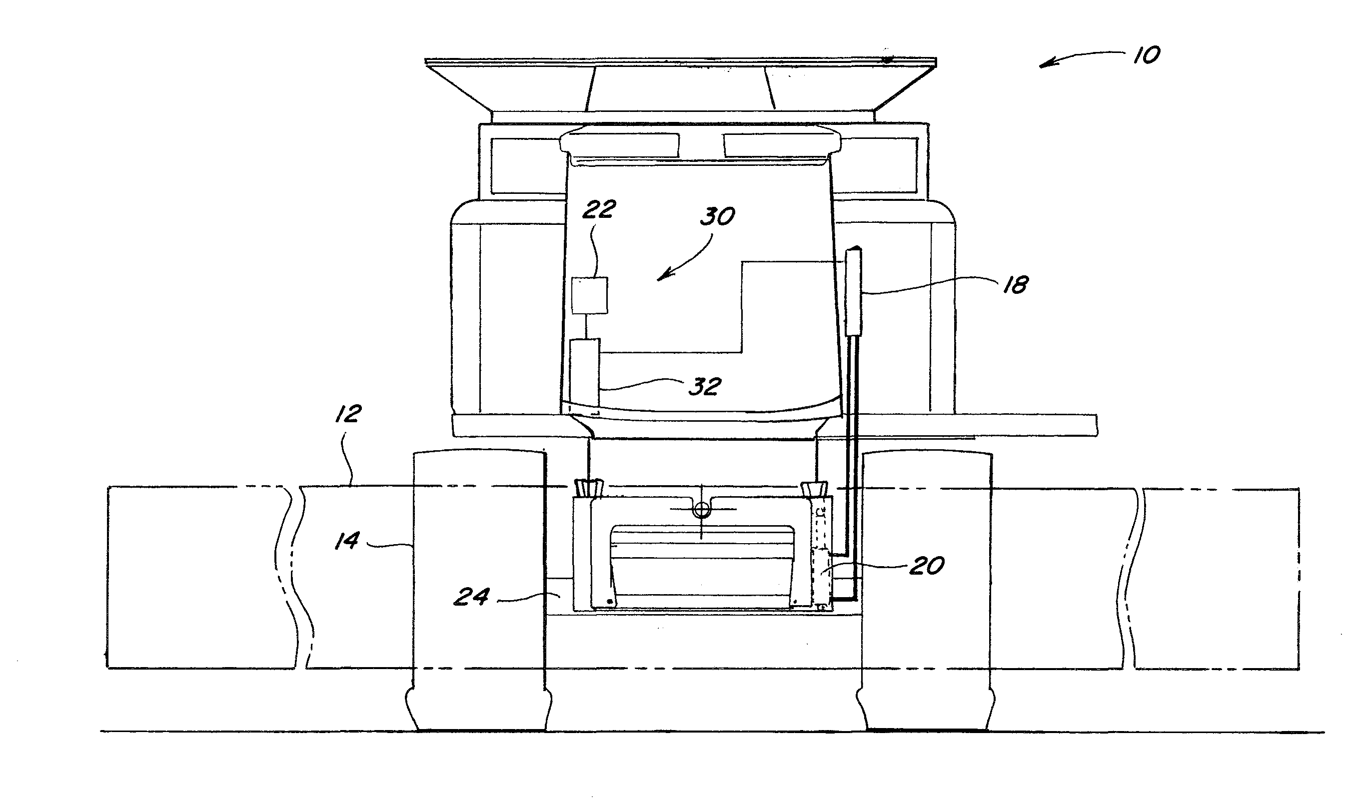 Automatic lateral tilt control of a header in stubble height mode using machine level sensor