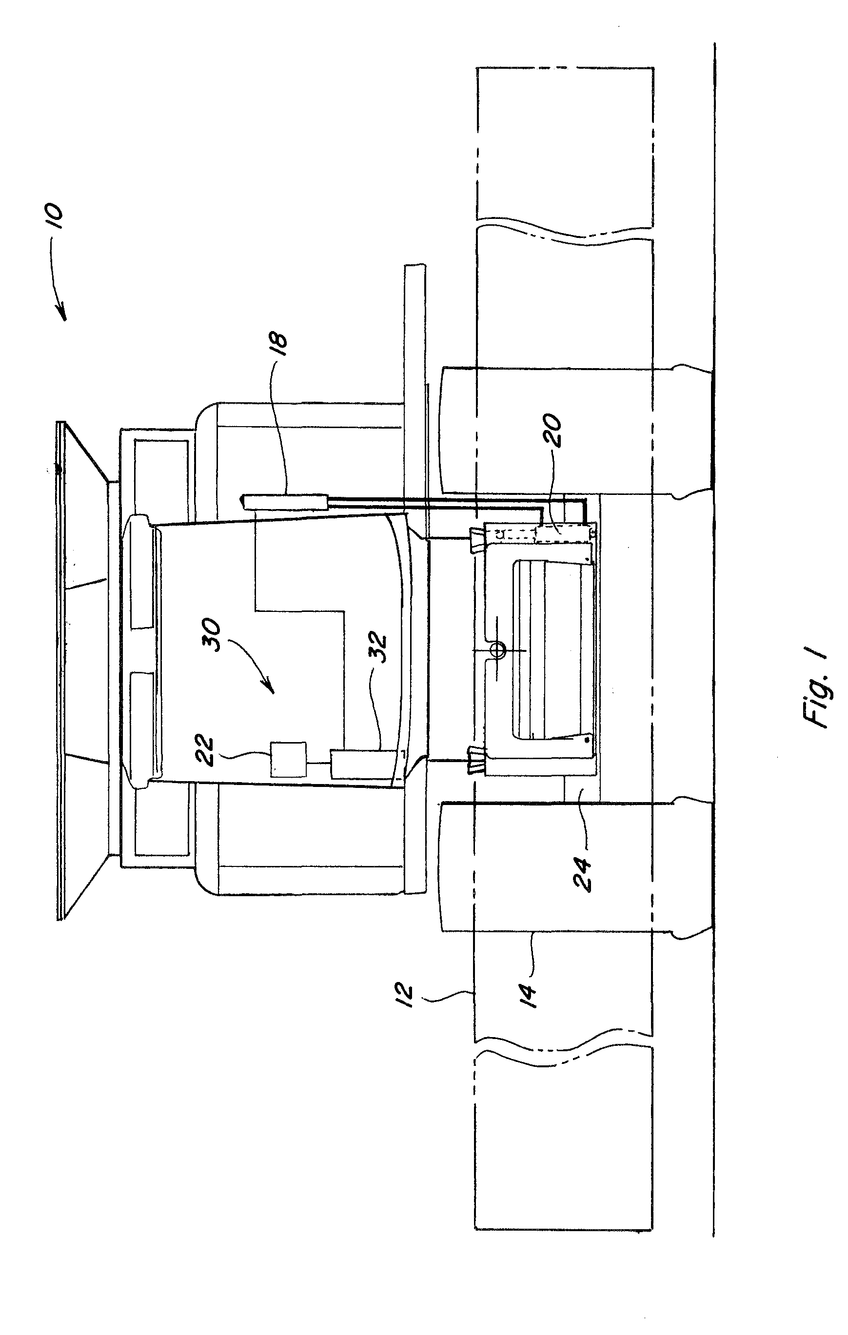 Automatic lateral tilt control of a header in stubble height mode using machine level sensor