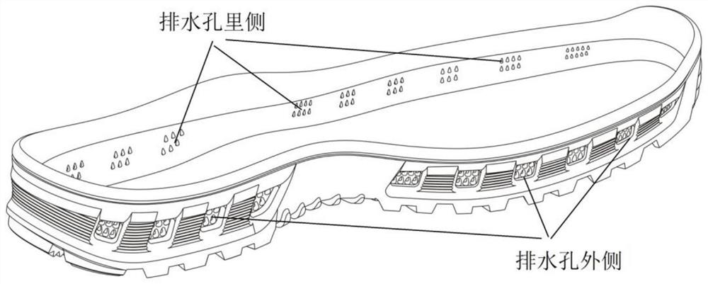 Seawater corrosion and aging resistant rubber outsole and preparation method thereof