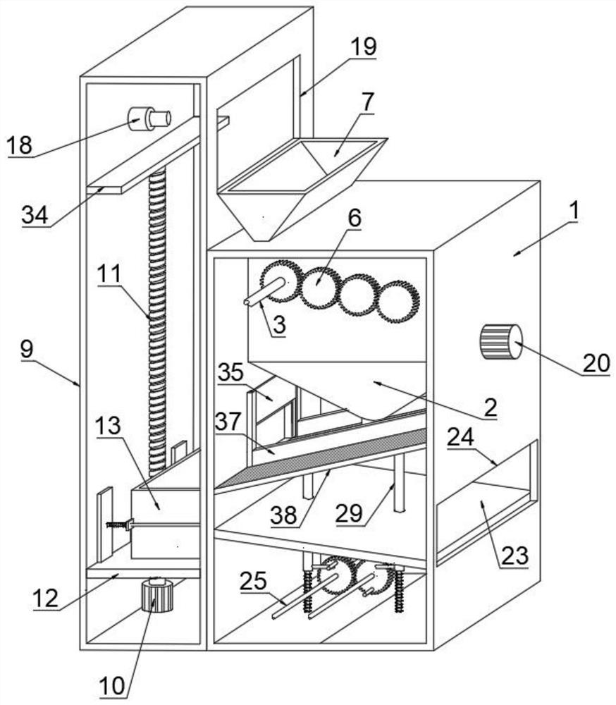 Construction engineering garbage crushing equipment