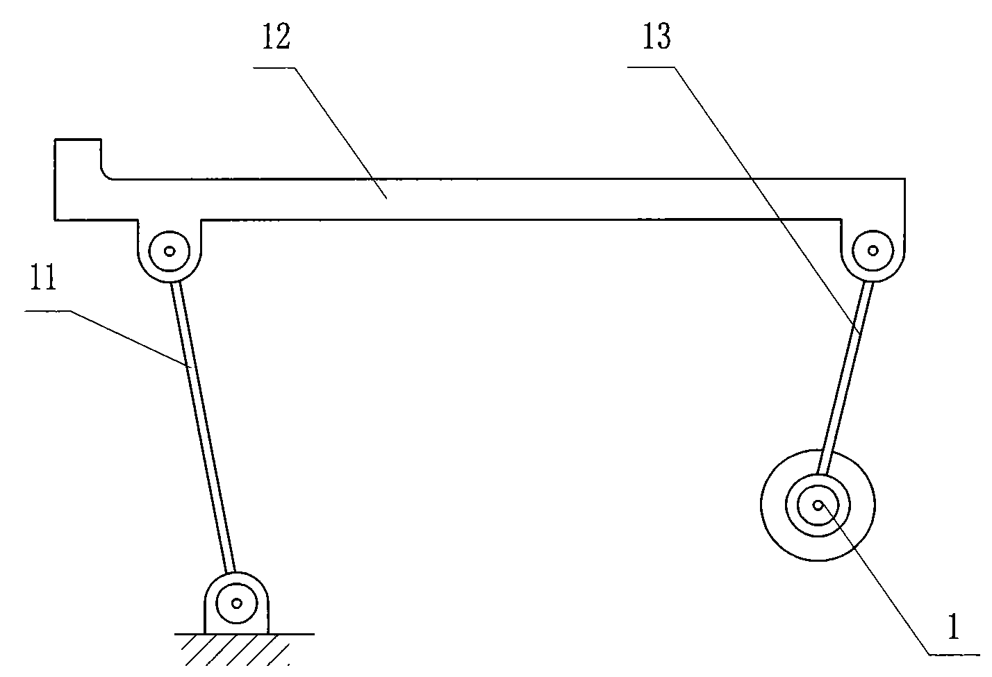 Drive structure of nipper of comber