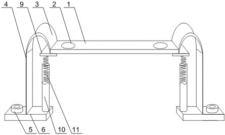 A car radiator mounting structure