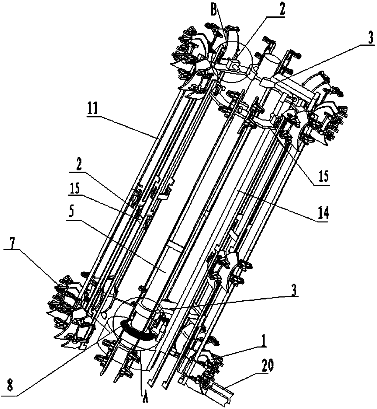 Eight-surface dual-layer bicycle parking garage