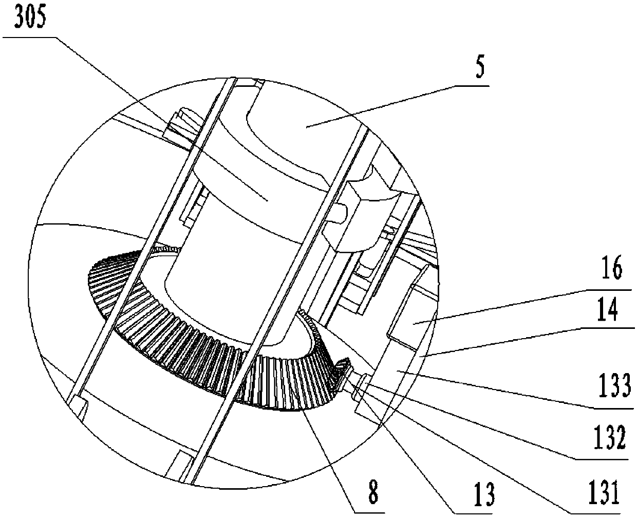 Eight-surface dual-layer bicycle parking garage