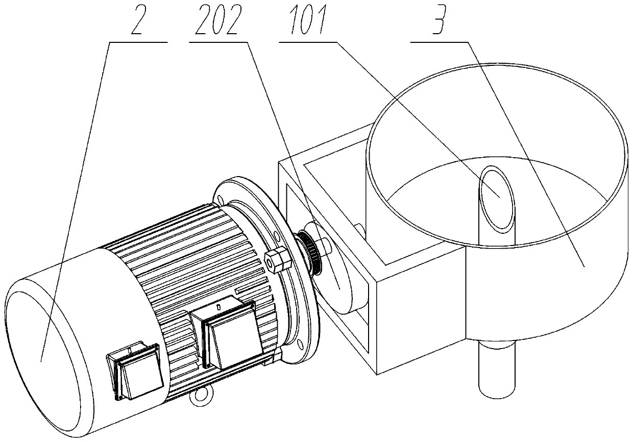 Large bearing roller press-in assembling device for bearing production