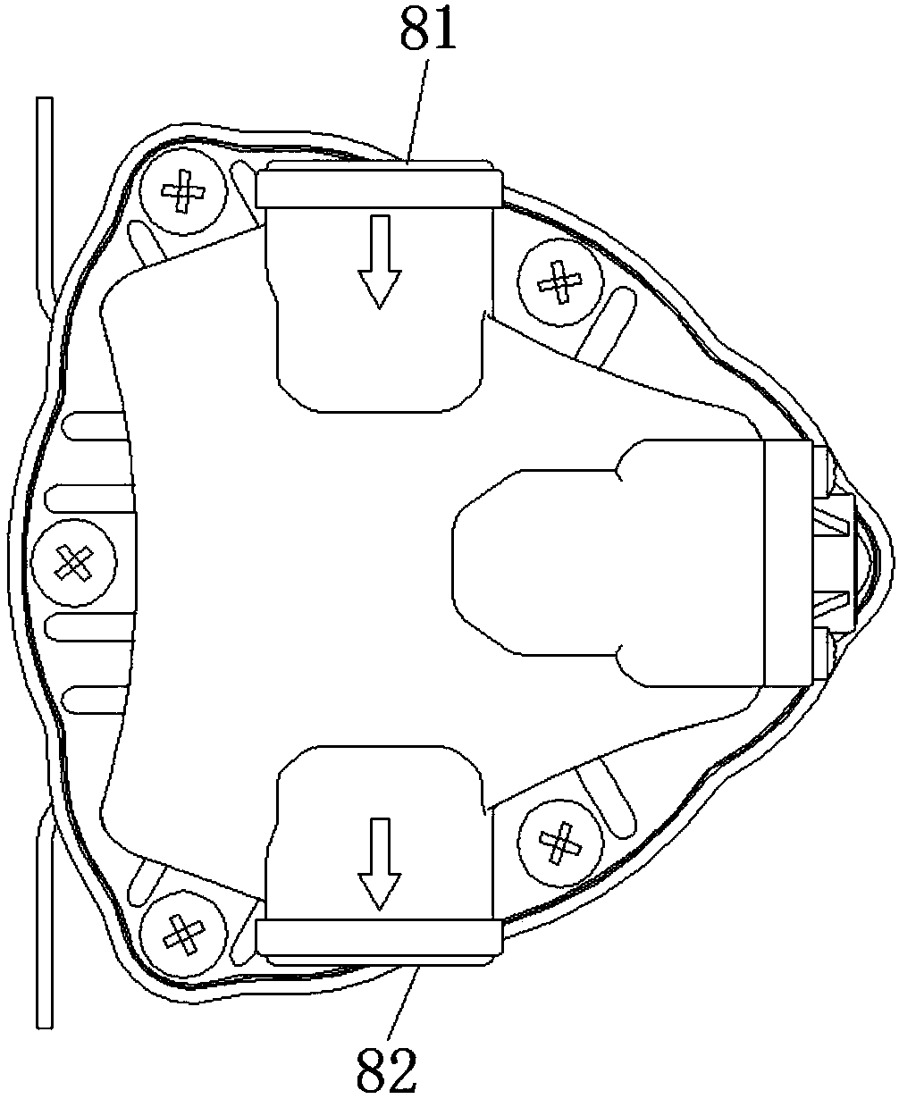 Diaphragm stabilized-pressure pump